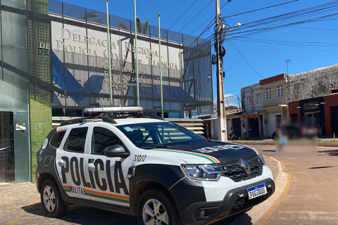 DUPLA É PRESA SUSPEITA DE FURTO NO PRÉDIO DA ANTIGA PREFEITURA NO CENTRO DE TIANGUÁ