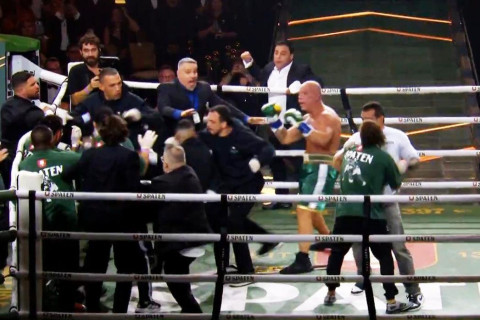 Popó x Wanderlei Silva termina com briga generalizada no Spaten Fight Night