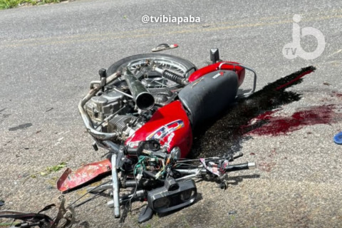 Grave acidente foi registrado na tarde desta quinta-feira (19) no sítio Santa Rosa, na zona rural de São Benedito.